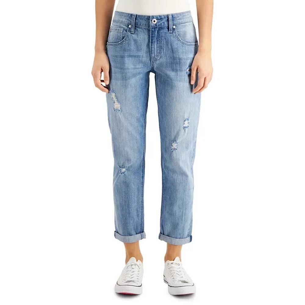 New Numero Womans Sz 27 Jeans Boyfriend Fit Jeans High Rise Blue Relaxed Fit